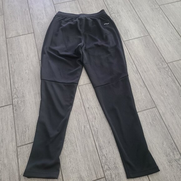 Athletic Track Pants Adidas ClimaCool Black Tapered Kids Youth Medium (11–12Y) - Picture 9 of 12